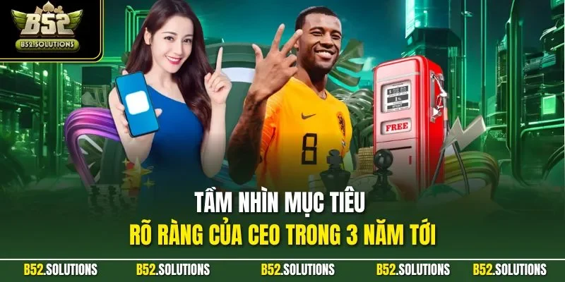 Tầm nhìn mục tiêu rõ ràng của CEO trong 3 năm tới